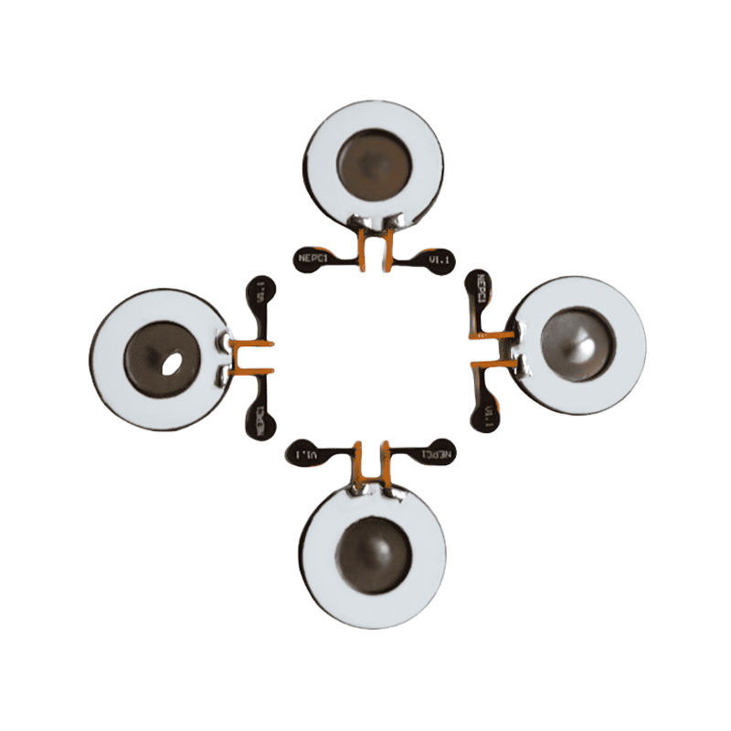 KNN16-140K Lyijytön verkkomainen lääketieteellinen inhaloitava sumutin, sumutusnopeus 0,30 ml/min Mediaanihiukkaskoko 3,5 um juotettavat FPC-sumutinlevyt